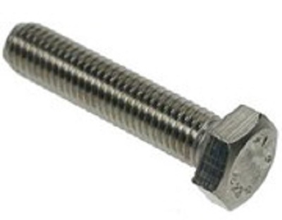 Setscrew Hexagonal M8 x 50mm HT Zinc Plated (EACH)