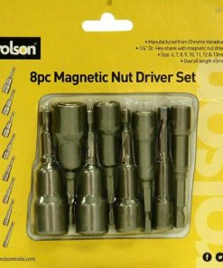 Rolson 8PC Magnetic Nut Driver Set 30412
